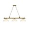 Z-Lite Cordon 3 Light Billiard, Rubbed Brass & Matte Opal 2306-3RB-DMO14 - alternate 2